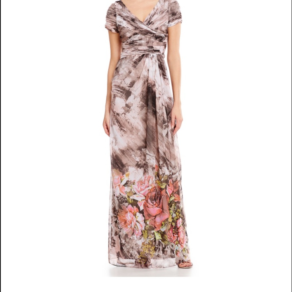Beautiful floral dress by Adrianna Papell